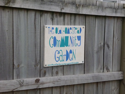 garden sign